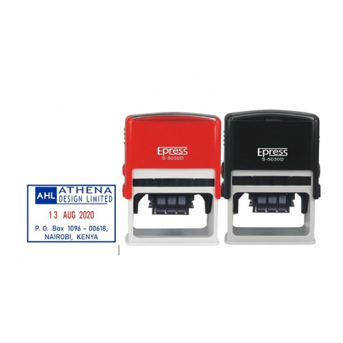 Dater Stamp with Logo for Custom Business Branding