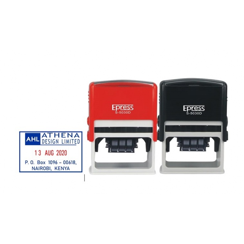 Dater Stamp with Logo for Custom Business Branding
