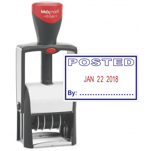 Posted Self-Inking Heavy Duty Rubber Stamp for Shipping Documents
