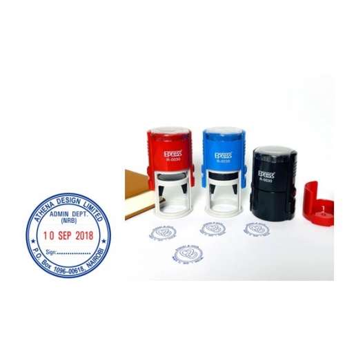 Round Dater Stamp for Precise Document Marking