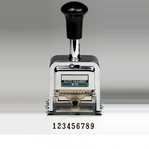 Numbering Machine for Sequential Document Stamping